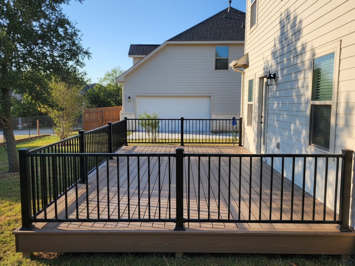 Deck Staining & Sealing completed by Oasis Deck Co in Irving, TX