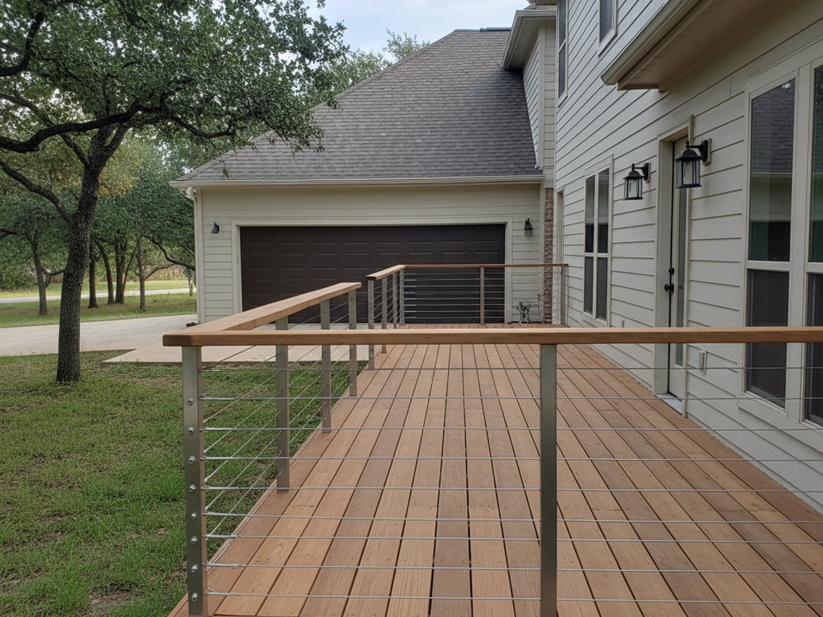 Deck Staining & Sealing completed by Oasis Deck Co in Garland, TX
