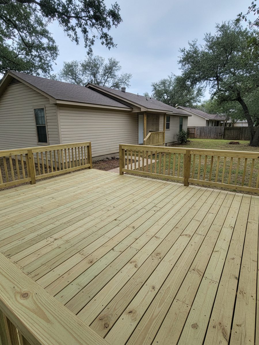 Deck Replacement completed by Oasis Deck Co in Rowlett, TX