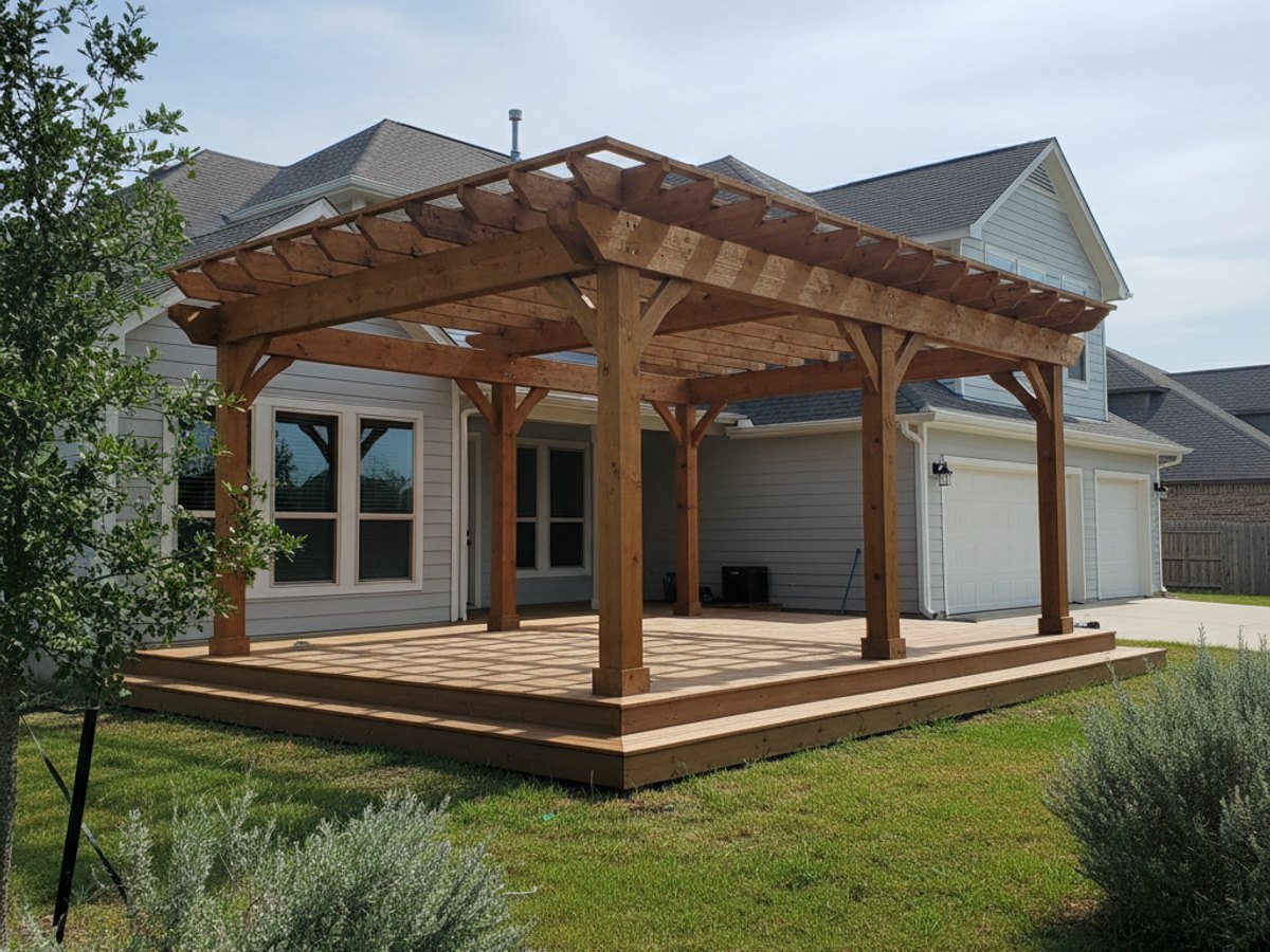 Deck Installation completed by Oasis Deck Co in Forney, TX